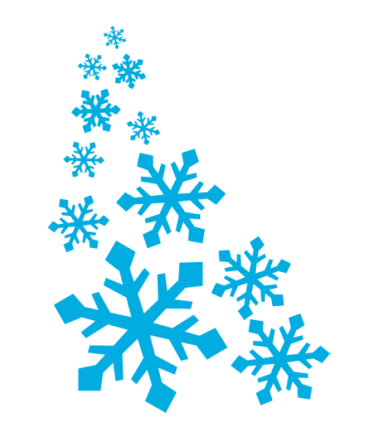 snowflakes falling clipart