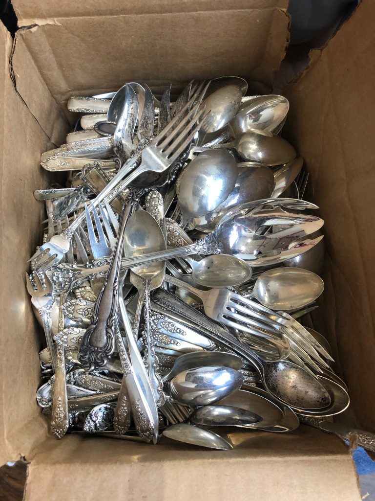 Scrap Sterling Silver Flatware 6K Frederick Coin Exchange